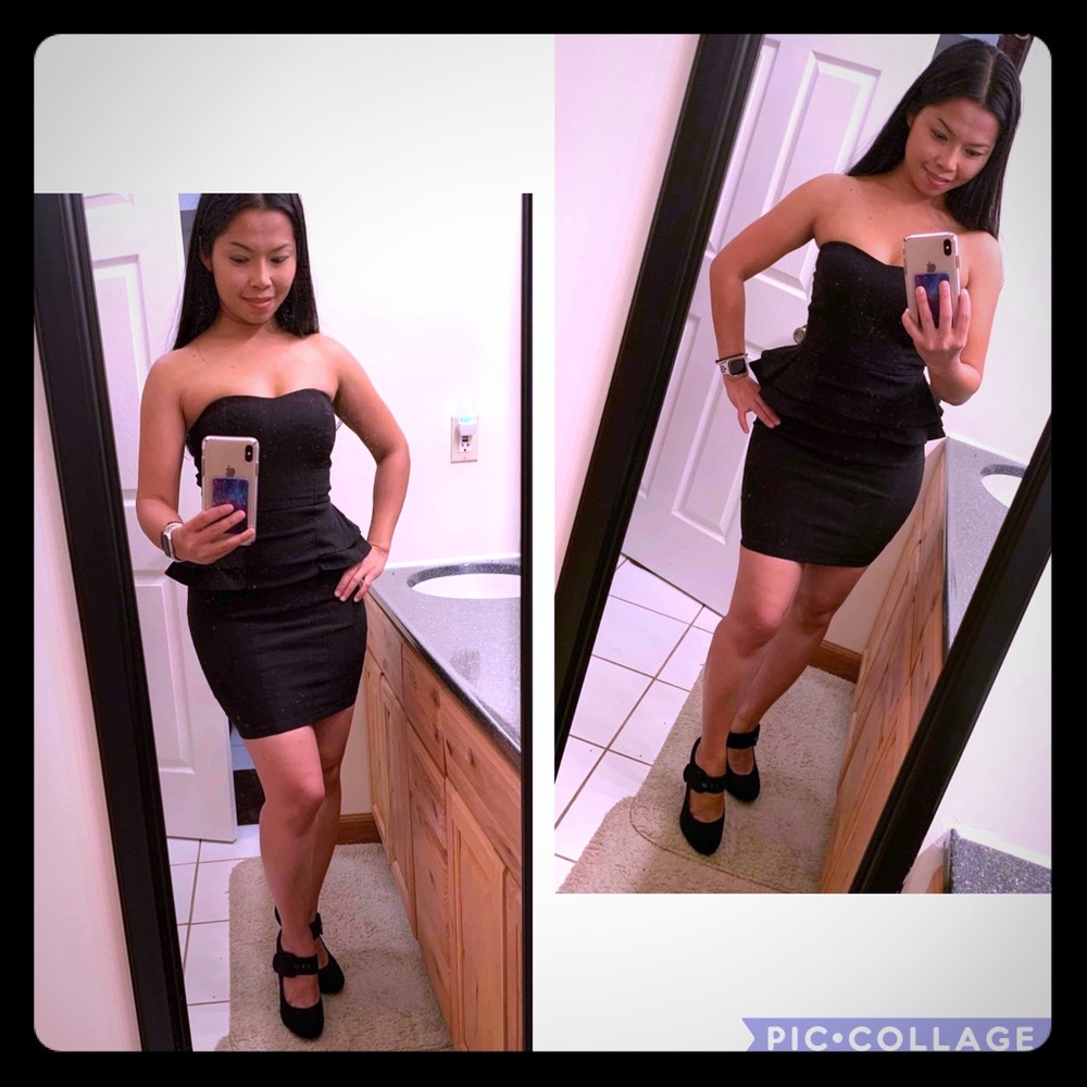 Body Central black mini dress